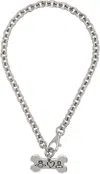 Vivienne Westwood Dog Tag Necklace In Silver