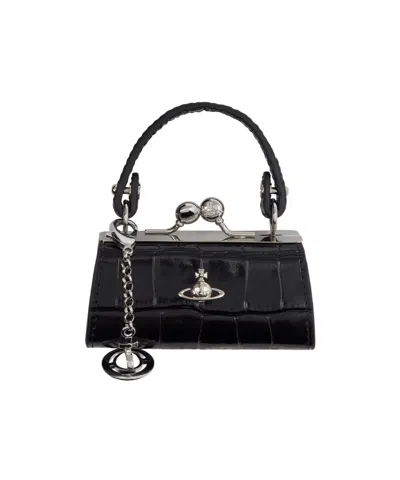 Vivienne Westwood Doll Bag Coin Purse In Black