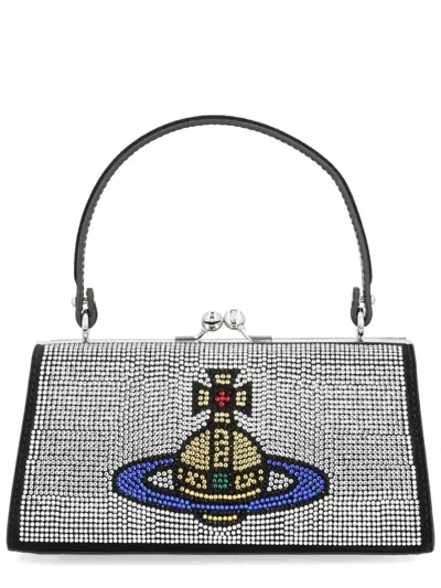 Vivienne Westwood "doll Xl" Bag In Silver