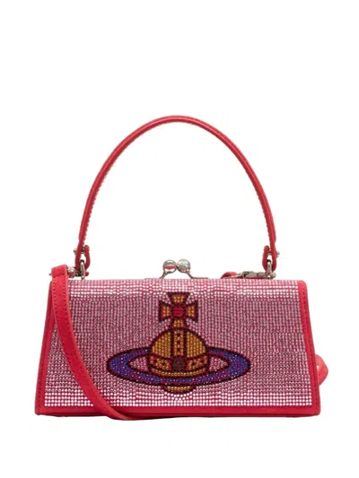 Vivienne Westwood Doll Xl Frame Shoulder Bag In Pink