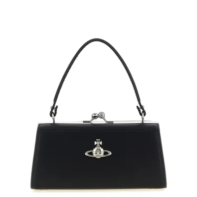 Vivienne Westwood Doll Xl Handbag In Black