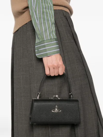 Vivienne Westwood Doll Xl Mini Bag In Black