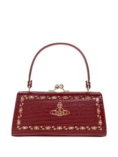 Vivienne Westwood Doll Xl Orb-detail Tote Bag In Brown