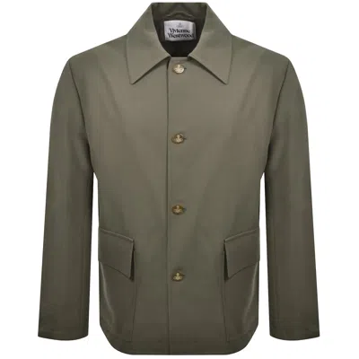Vivienne Westwood Donkey Jacket Khaki In Green