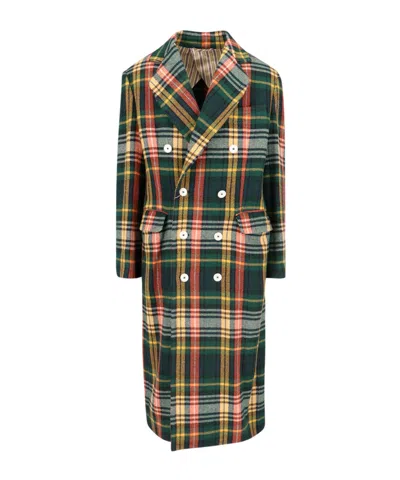 VIVIENNE WESTWOOD VIVIENNE WESTWOOD DOUBLE BREASTED CHECKED COAT