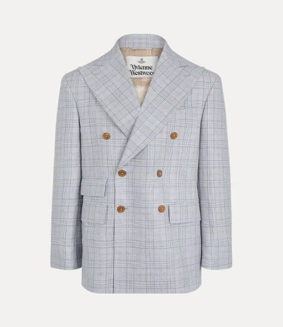 Vivienne Westwood Double Breasted Niesen Jacket Prince Of Wales 46 Men