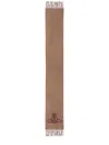 Vivienne Westwood "double Face" Scarf In Sand