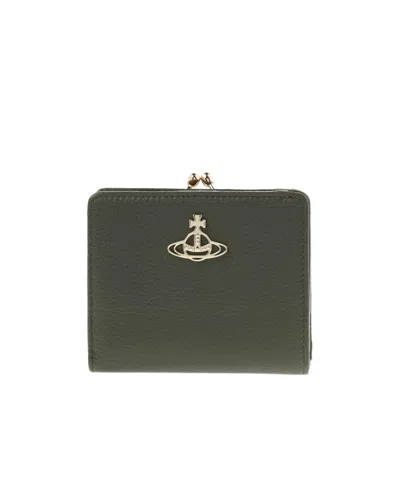 Vivienne Westwood Double-folded Wallet In Black