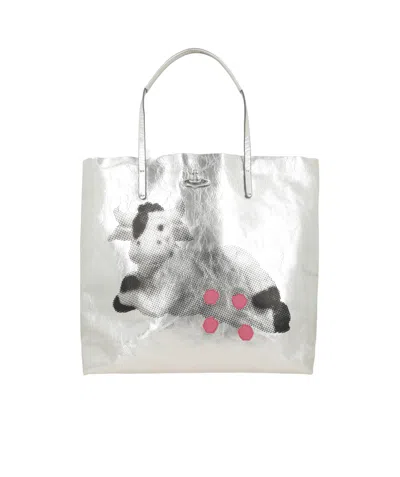 Vivienne Westwood Double-handle Handbag In White