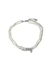 Vivienne Westwood Double-pearl Orb Necklace In Gold