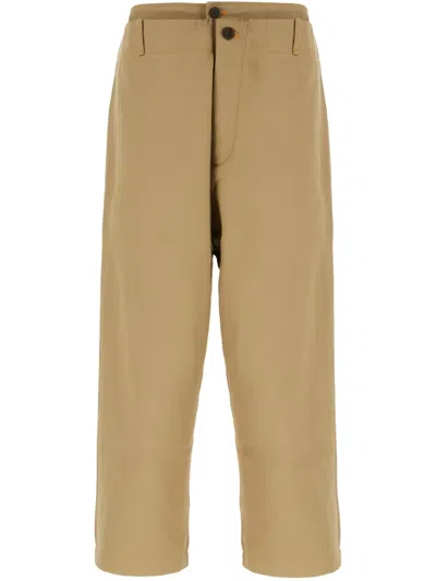 Vivienne Westwood Double-waistband Straight-leg Trousers In Brown