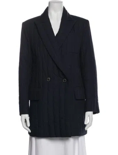 Pre-owned Vivienne Westwood Down Down Coat In Blue