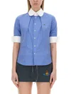VIVIENNE WESTWOOD VIVIENNE WESTWOOD SHIRT WITH ORB EMBROIDERY