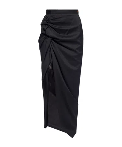 VIVIENNE WESTWOOD DRAPED-DETAIL SKIRT