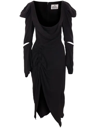 VIVIENNE WESTWOOD DRAPED DRESS