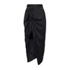 Vivienne Westwood Panther Draped Cady Midi Skirt