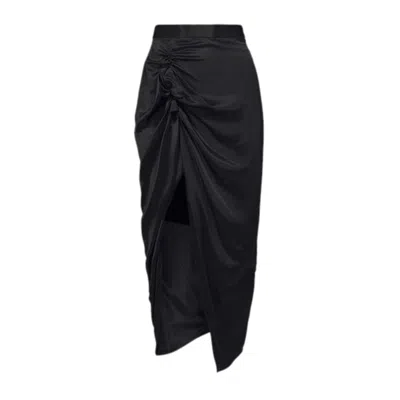 VIVIENNE WESTWOOD VIVIENNE WESTWOOD DRAPED MAXI SKIRT WITH SIDE SLIT
