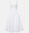Vivienne Westwood Draped Midi Dress In White