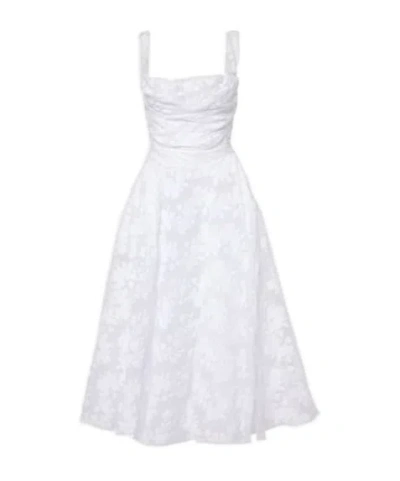 Vivienne Westwood Draped Midi Dress In White
