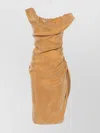 Vivienne Westwood Draped Off-shoulder Midi Dress