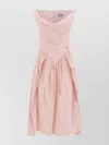 Vivienne Westwood Sunday Dress Cotton Pink 46 Women In Pink