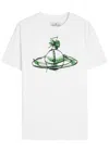 Vivienne Westwood Crew Neck Graphic Print Short Sleeves In White