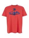 Vivienne Westwood Drawn Orb Classic T-shirt In Red