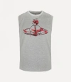Vivienne Westwood Drawn Orb Muscle T-shirt Cotton Grey Xl Men In Gray