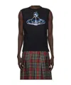 Vivienne Westwood Crew Neck Graphic Print Short Sleeves In Black
