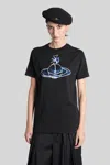 Vivienne Westwood Short Sleeves Crew Neck Graphic Print In Black