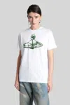 Vivienne Westwood Drawn Orb T-shirt In White
