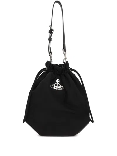 VIVIENNE WESTWOOD DRAWSTRING CLUTCH BAG