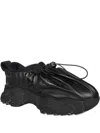Vivienne Westwood Drawstring Leather Sneakers In Black