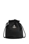 Vivienne Westwood Drawstring Pouch Set In Black