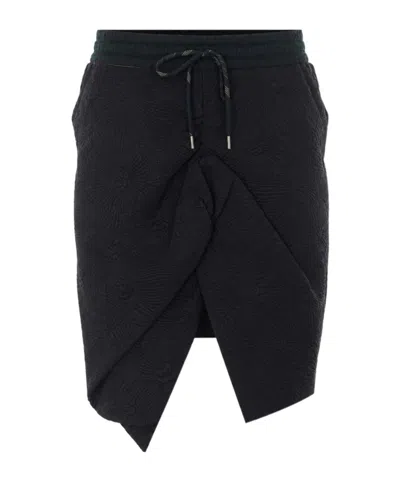 Vivienne Westwood Drawstring Skirt In Black