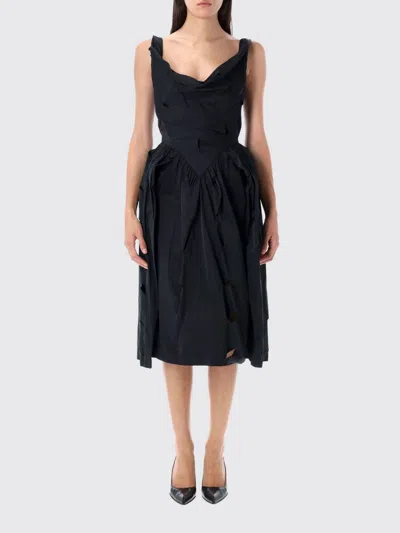 VIVIENNE WESTWOOD DRESS VIVIENNE WESTWOOD WOMAN COLOR BLACK,H31967002