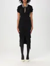 Vivienne Westwood Black Midi Pulling Dress In Schwarz