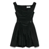 Vivienne Westwood Square Neckline Sleeveless Flared Skirt Mini Length Draped Detail