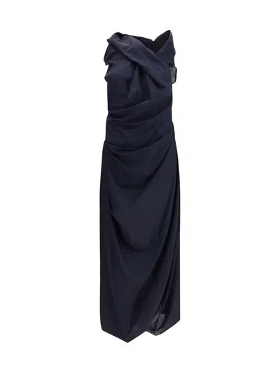 Vivienne Westwood Halter Galatea Dress In Blue