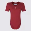 Vivienne Westwood Stylish Short Sleeve Jumpsuit With Round Neckline In Red