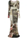 Vivienne Westwood Saloon Maxi Dress In Salon