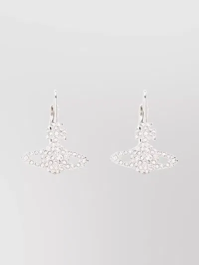 Vivienne Westwood Drop Crystal Earrings Orb Grace