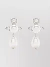 Vivienne Westwood Drop Design Faux-pearl Earrings Pair Pearl Detail