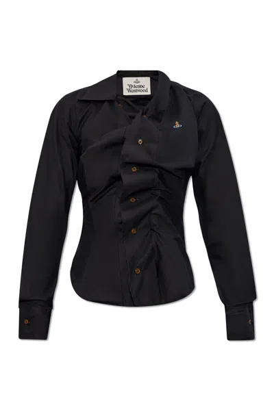VIVIENNE WESTWOOD VIVIENNE WESTWOOD DRUNKEN COTTON SHIRT