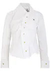 Vivienne Westwood "drunken" Shirt In White
