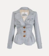 Vivienne Westwood Drunken Jacket Prince Of Wales 48 Women