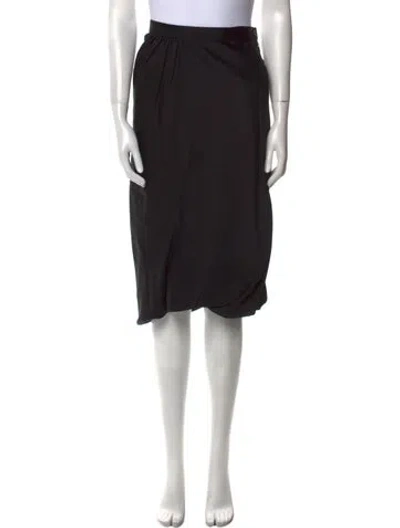 Pre-owned Vivienne Westwood Drunken Pencil Skirt Knee-length Skirt In Black