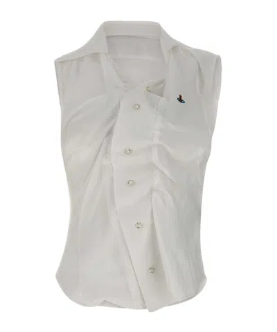 VIVIENNE WESTWOOD VIVIENNE WESTWOOD DRUNKEN PLEATED SHIRT
