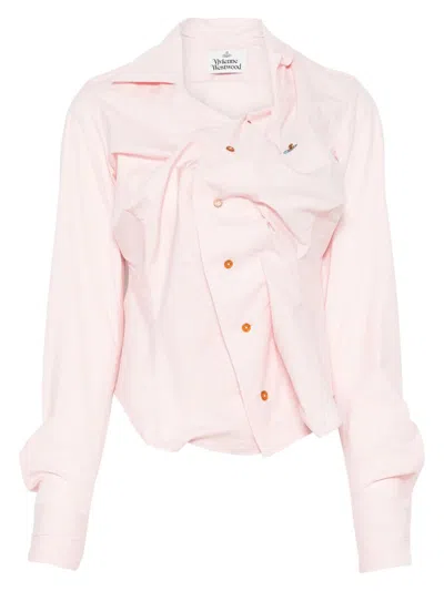 Vivienne Westwood Drunken Shirt Clothing In Pink
