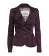 Vivienne Westwood Drunken Tailored Jacket In Navy